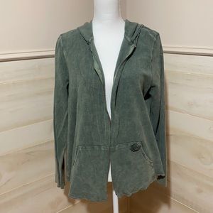 Hot Cotton zipper sweatshirt